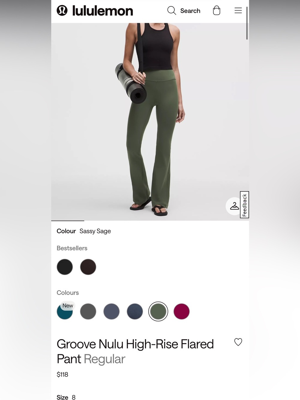 Lululemon Wide Leg Pants